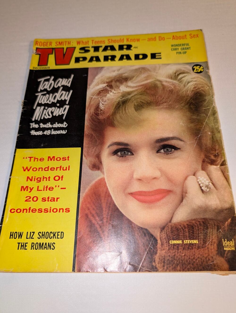 Vintage December 1960 TV Star Parade Magazine Elvis Shirley Temple Liz Taylor